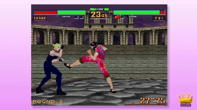 Best Sega Saturn Games of all time 9. Virtua Fighter 2 gameplay