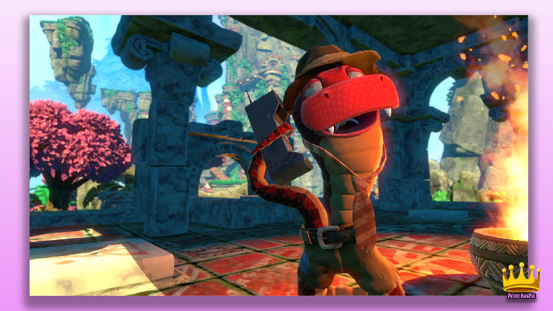 Best Video Games With Snakes, That Slithered Right In! Trowzer - Yooka-Laylee