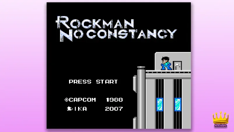 Best NES Rom Hacks Rockman No Constancy (Mega Man 2) Cover