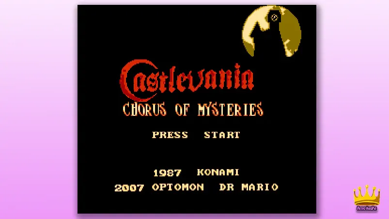 Best NES Rom Hacks Castlevania: Chorus of Mysteries Cover