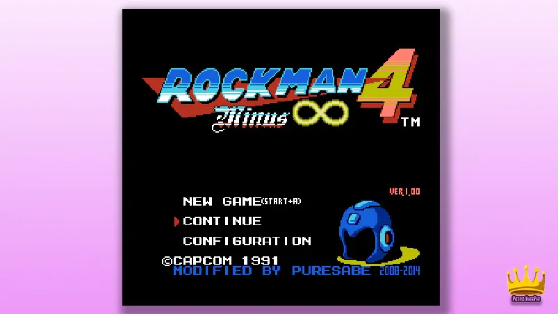 Best NES Rom Hacks Rockman 4: Minus Infinity – Mega Man 4 Cover