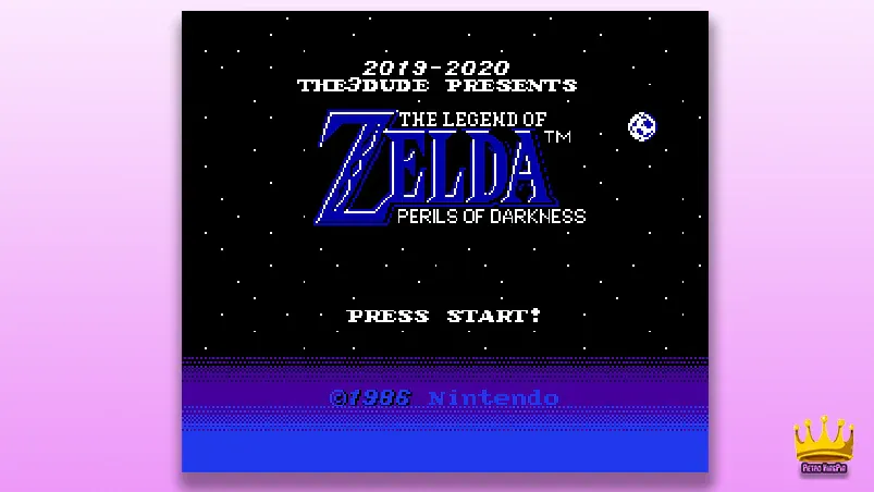 Best NES Rom Hacks The Legend of Zelda - Perils of Darkness Cover