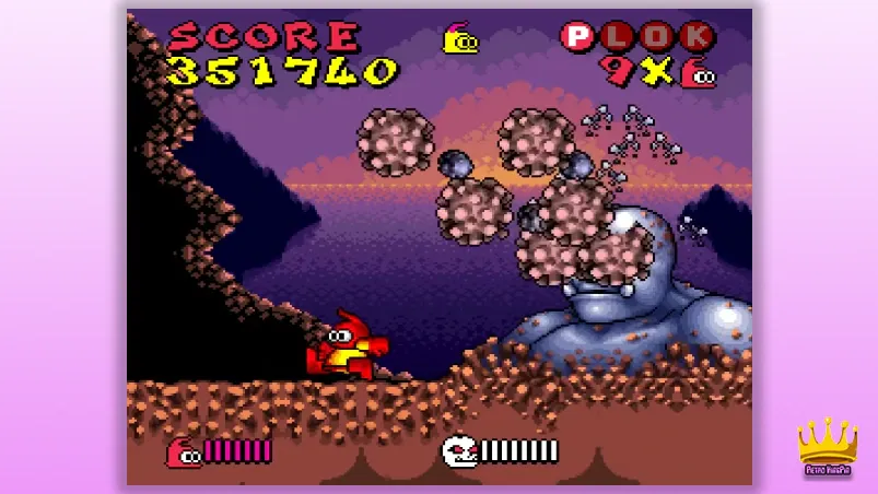 plok super nintendo gameplay 7