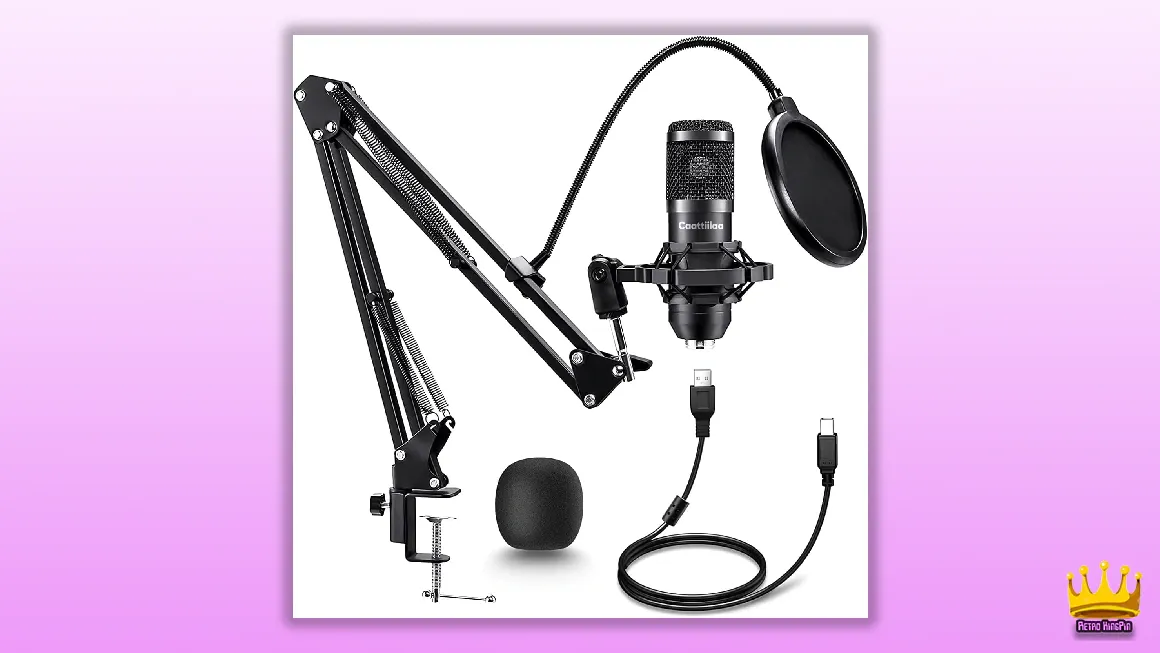 best condenser mic under 50 Caattiilaa USB Microphone