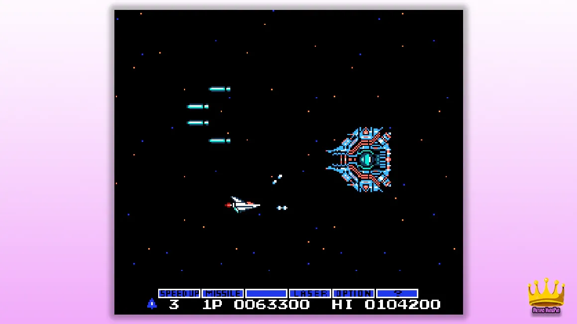 Best Retro Games of All Time Gradius (NES) gameplay