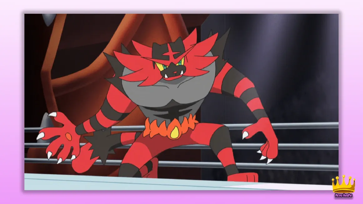 dark type pokemon Incineroar