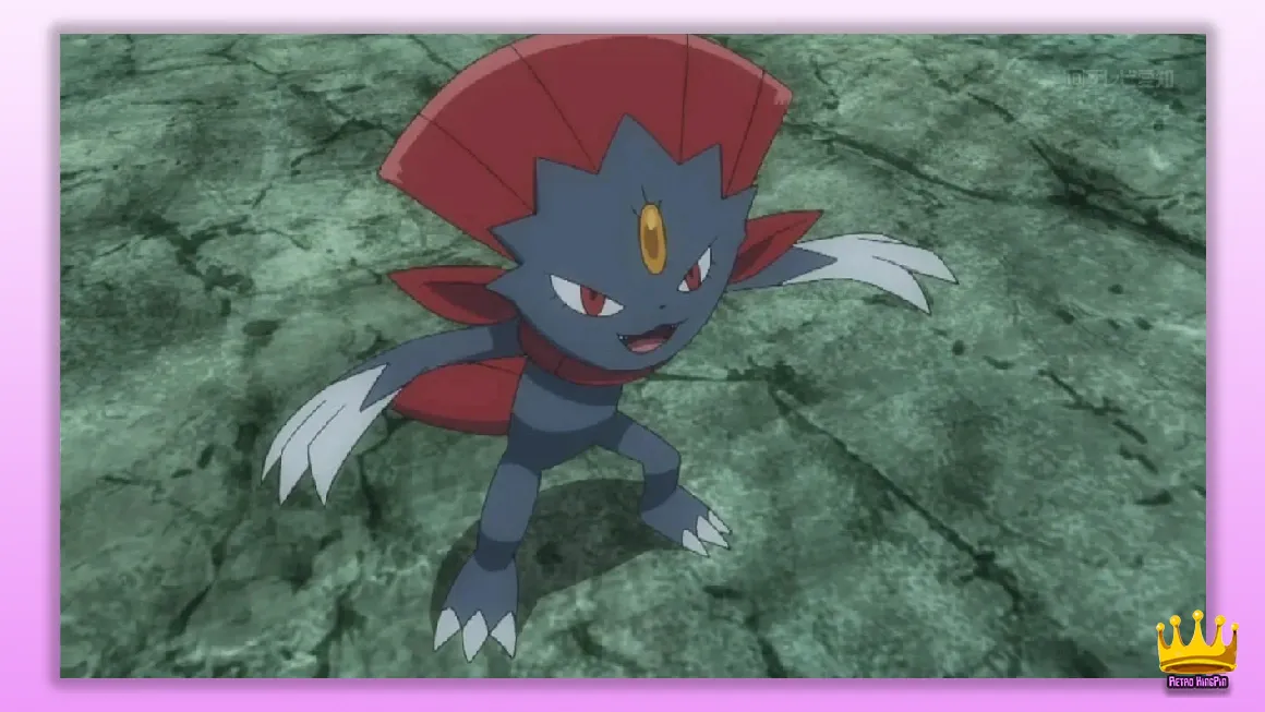 dark type pokemon Weavile