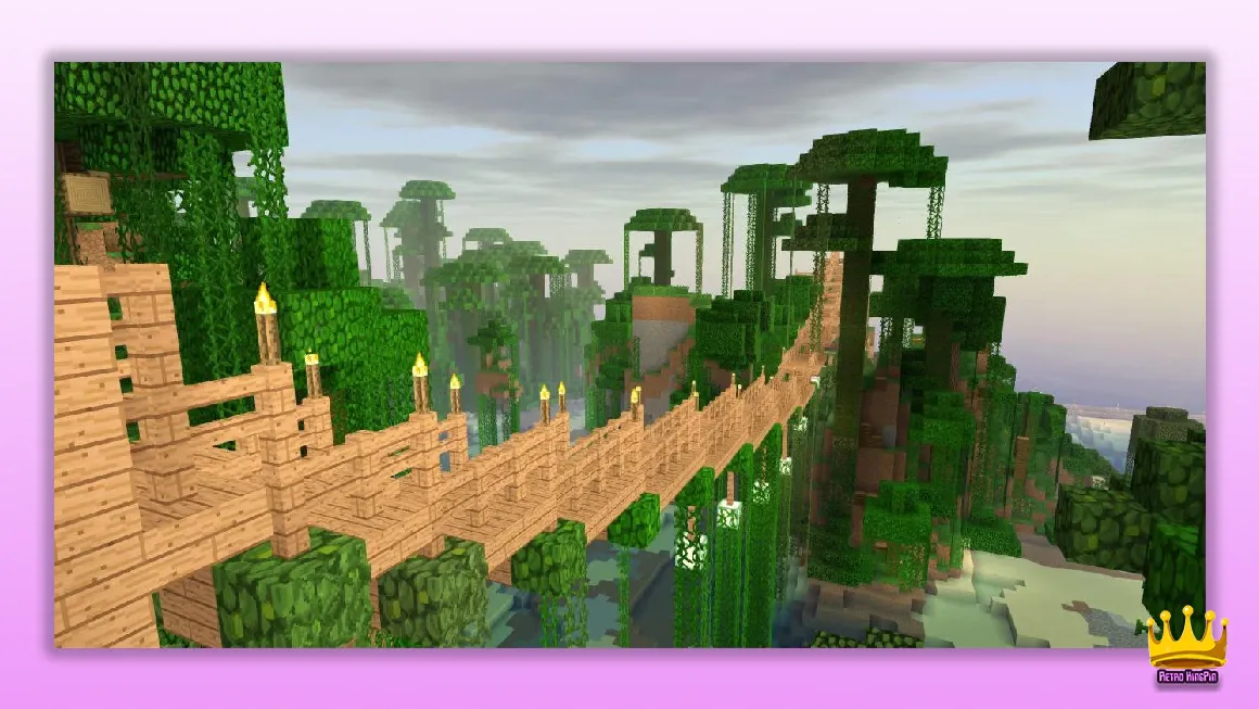 minecraft Rope Bridge