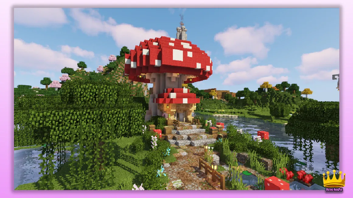 minecraft house ideas Minecraft Mushroom House