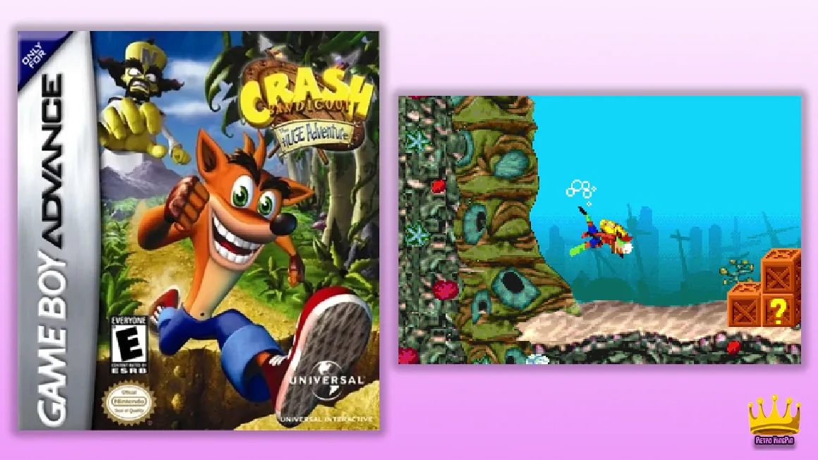 gba platformers Crash Bandicoot: The Huge Adventure