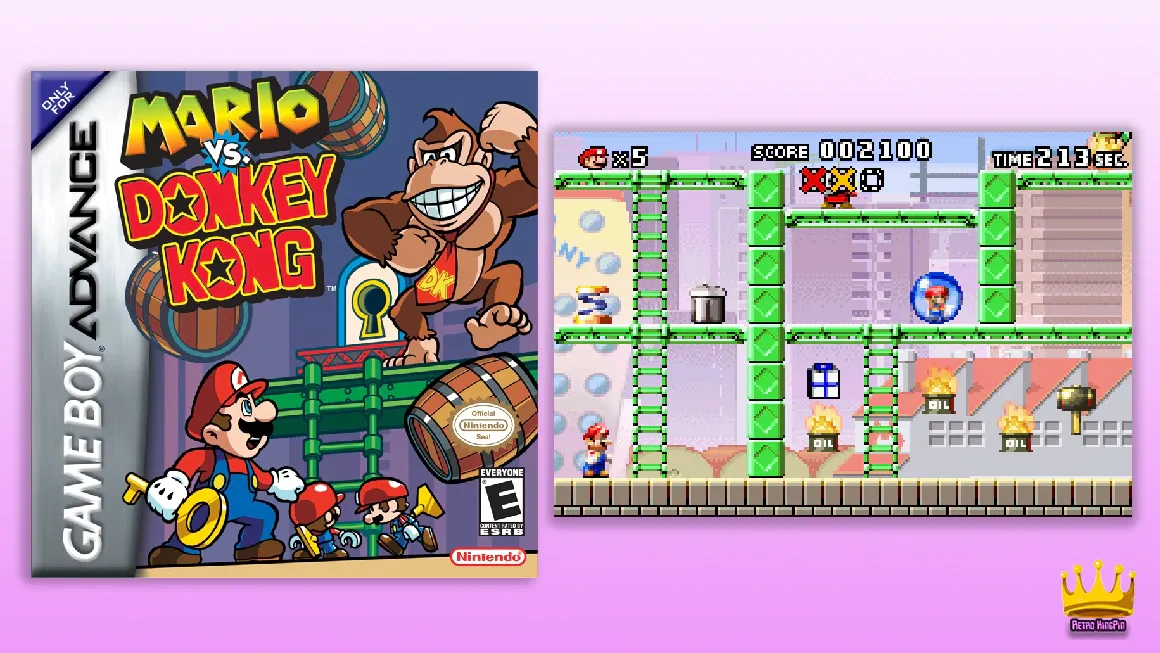 gba platformers Mario vs. Donkey Kong