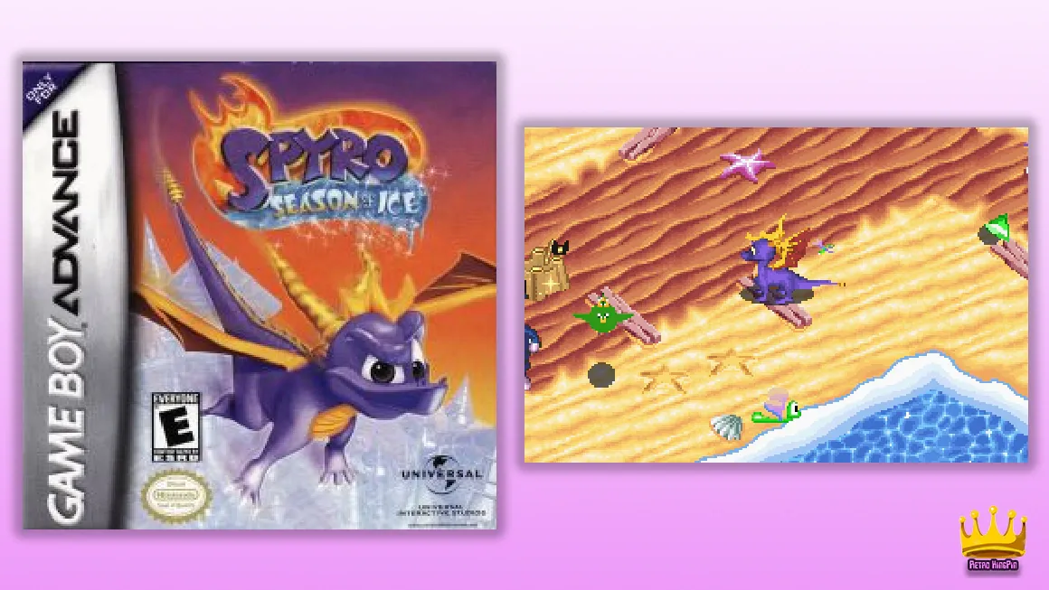 gba platformers Spyro: Season of Ice