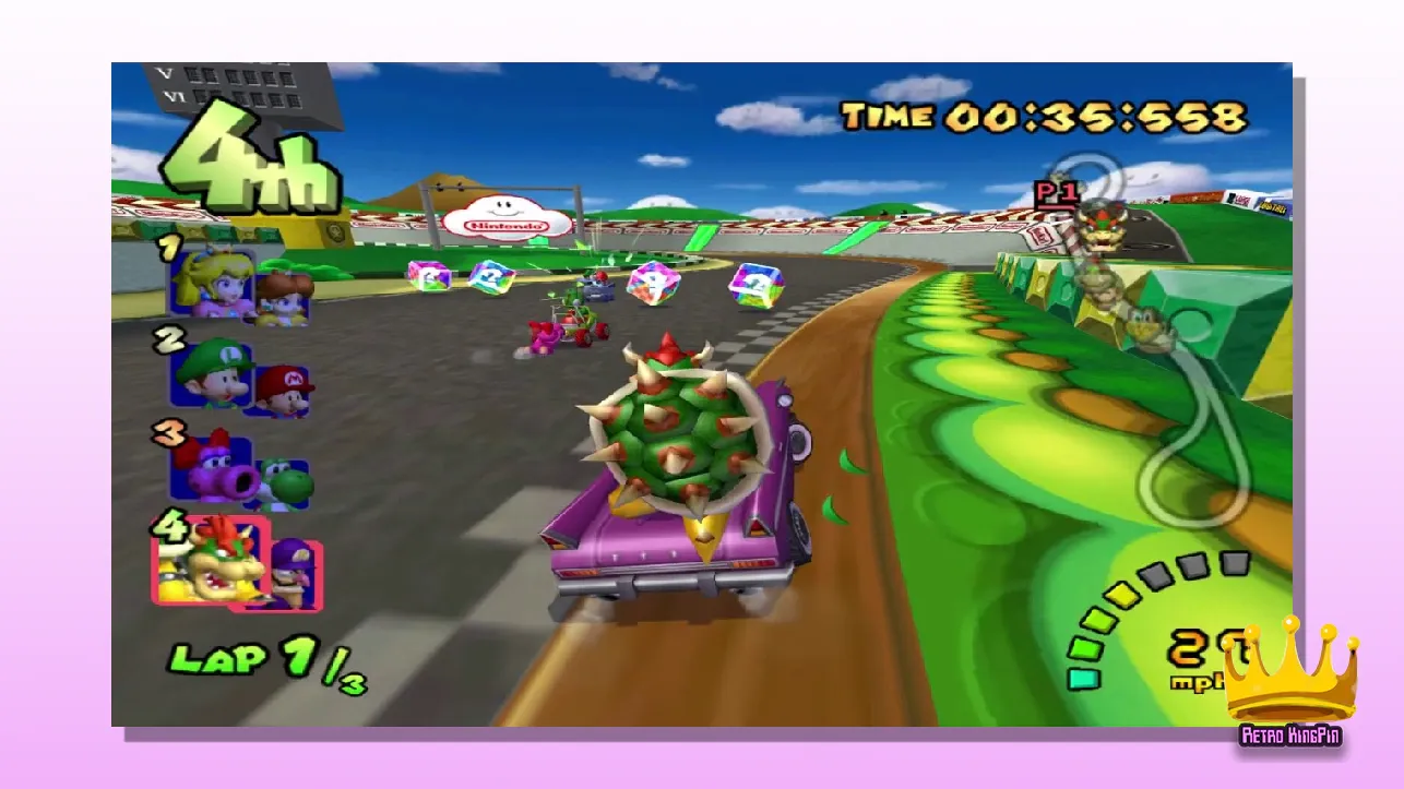 Best 4 Player Gamecube Games Mario Kart: Double Dash (2003) 2