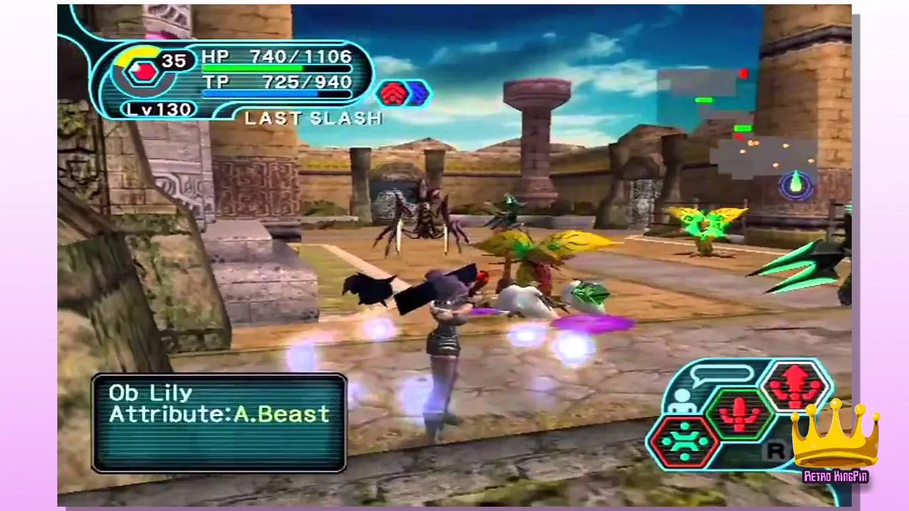 Best 4 Player Gamecube Games Phantasy Star Online: Episode I & II (2002) 2