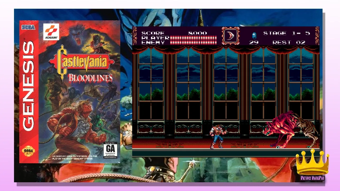 Best Castlevania Games Castlevania: Bloodlines