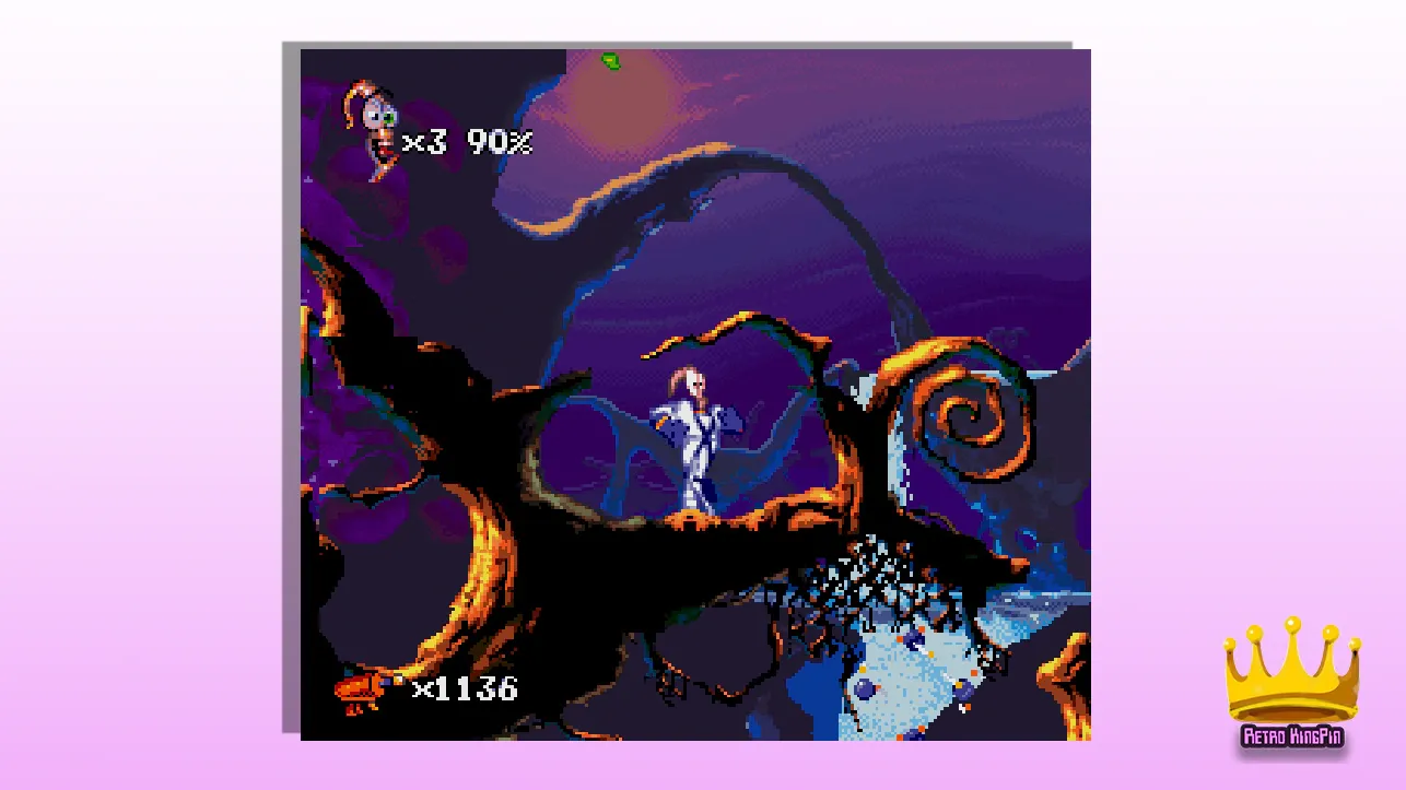 Best SNES Games Earthworm Jim 2