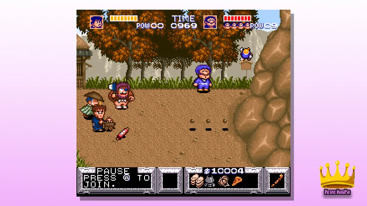 Best Co-Op Multiplayer SNES Games The Legend of the Mystical Ninja 2