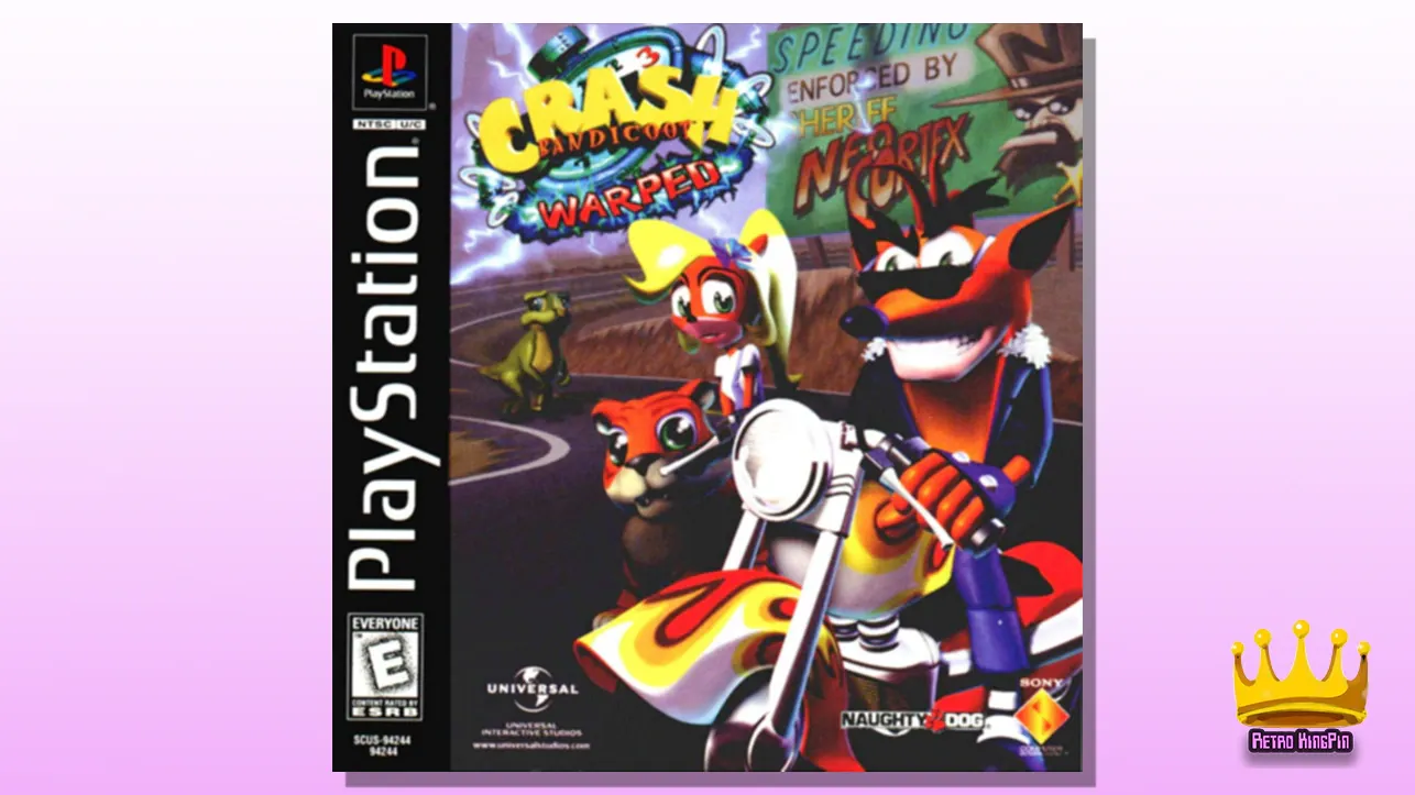 Best PS1 Games Crash Bandicoot 3: Warped