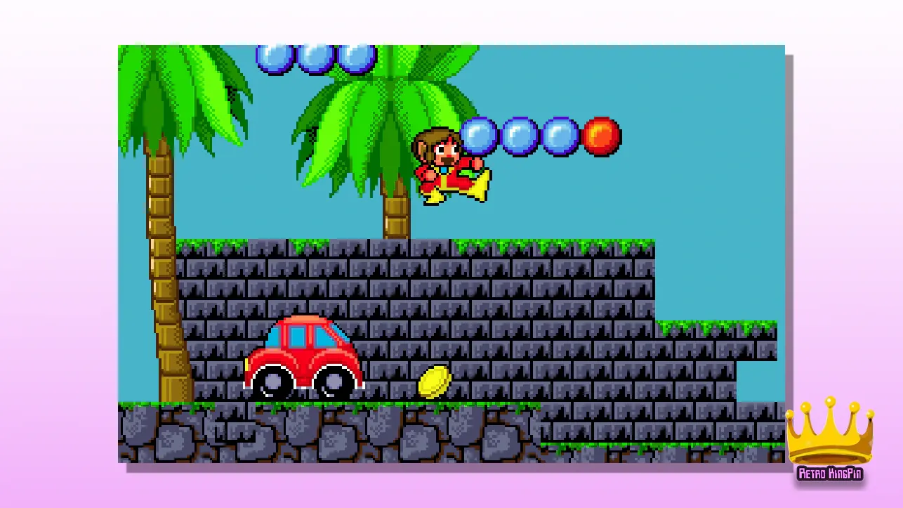 Best Sega Genesis Games Alex Kidd in the Enchanted Castle (1989)