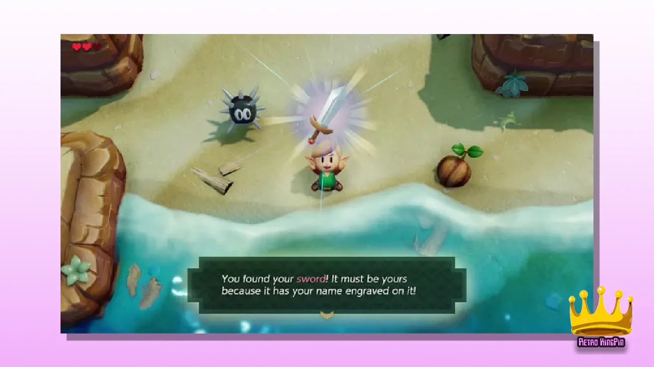 Legend of Zelda: Link's Awakening Review swing sword