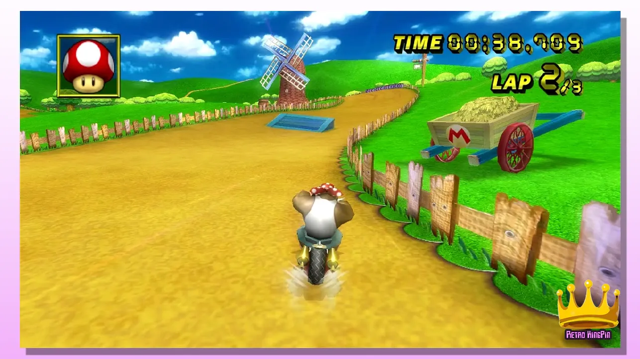 Best Mario Kart Tracks Moo Moo Meadows (Mario Kart Wii)