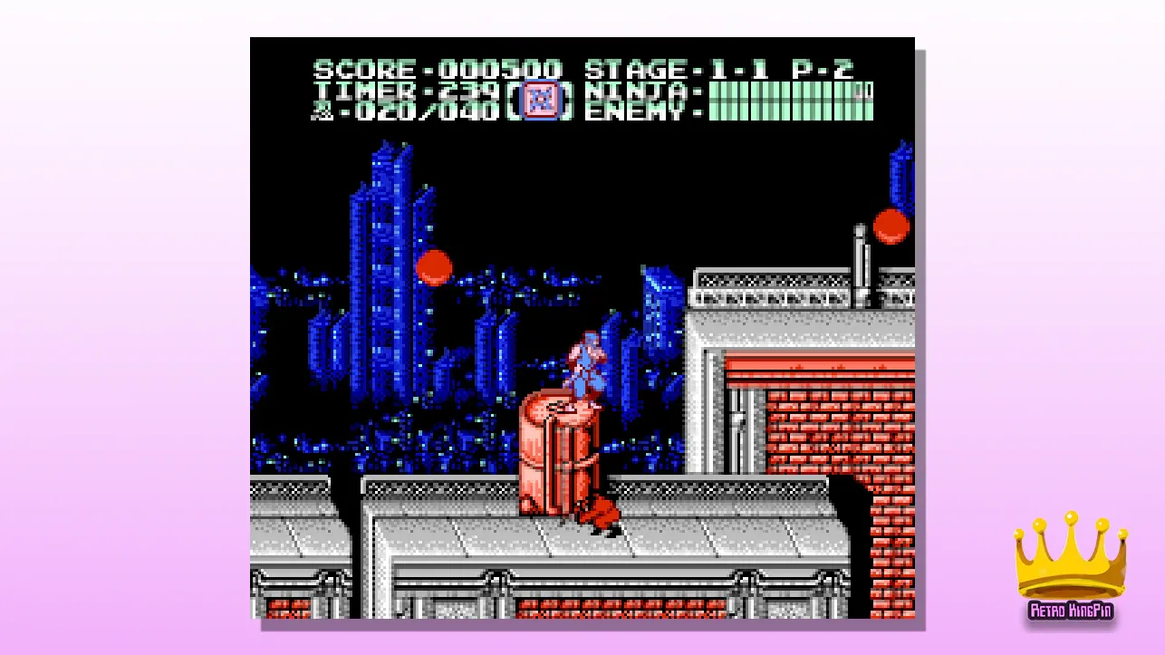 Best NES Games of All Time Ninja Gaiden II: The Dark Sword of Chaos 2