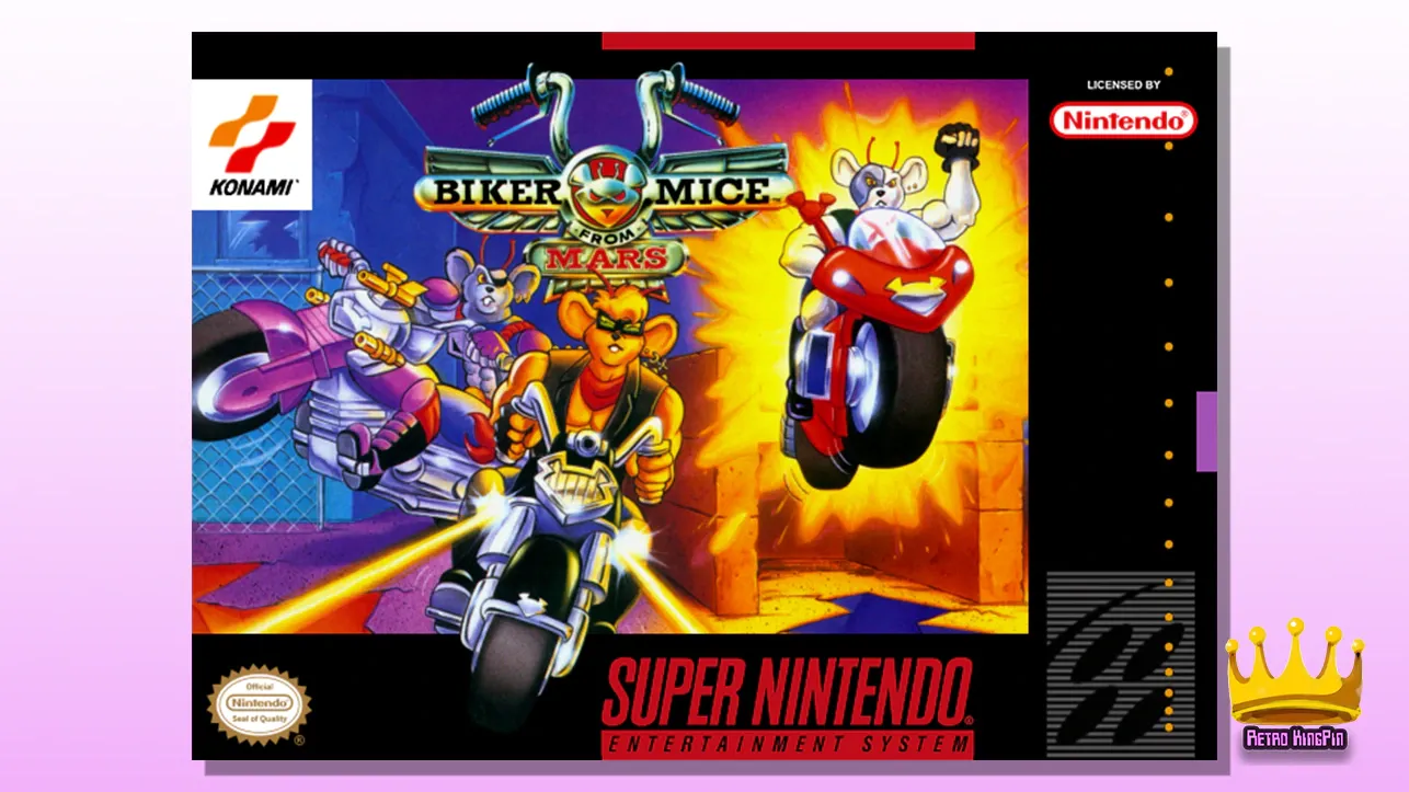 Best SNES Racing Games Biker Mice From Mars (1994)