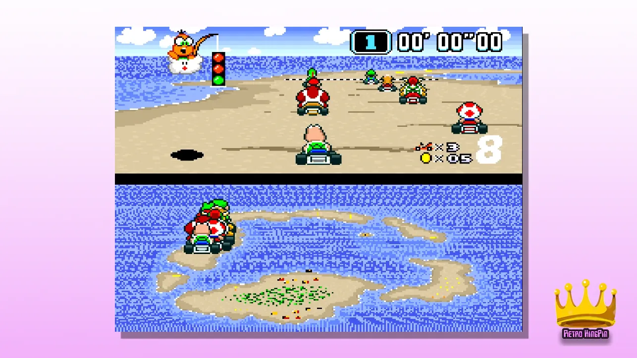 Best SNES Racing Games Super Mario Kart (1992) 2