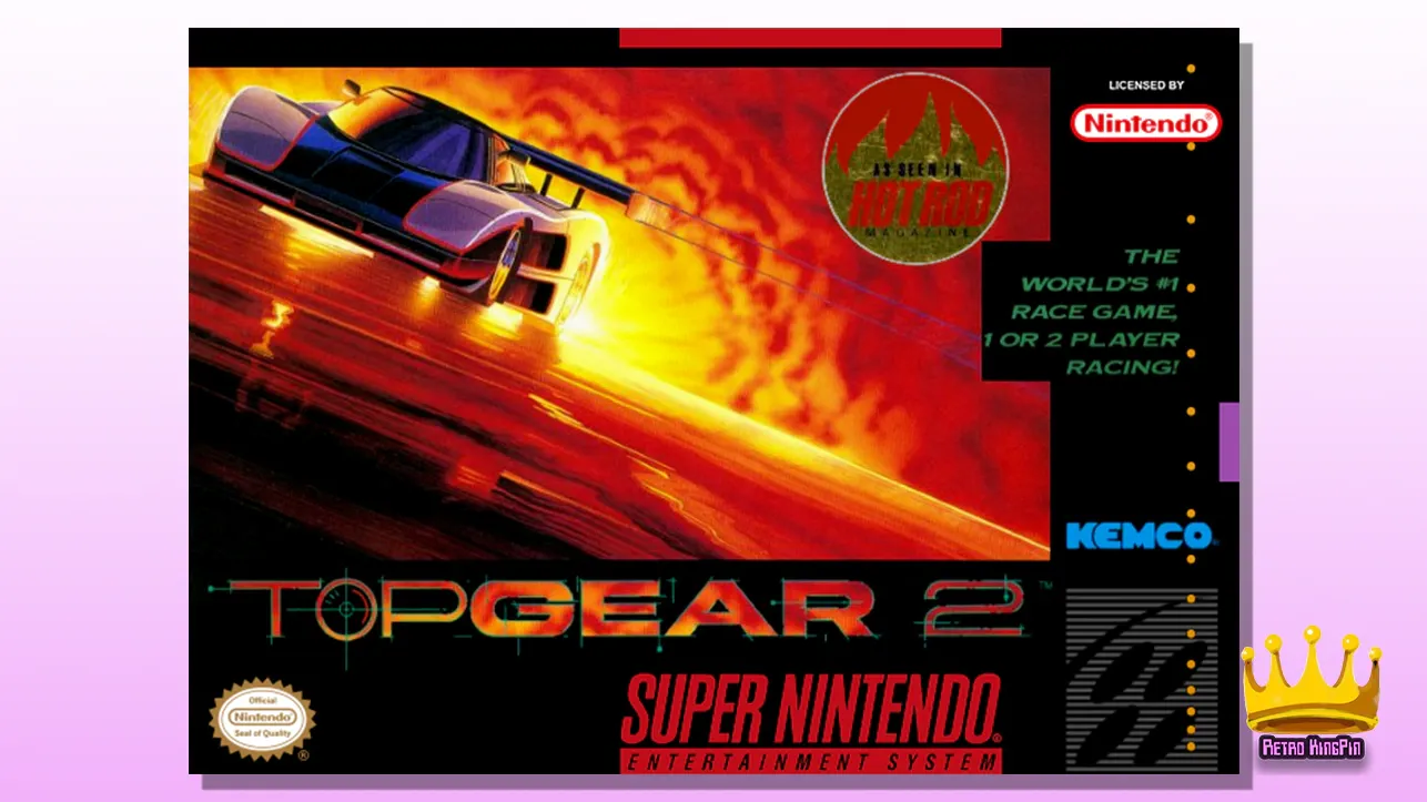 Best SNES Racing Games Top Gear 2 (1993)