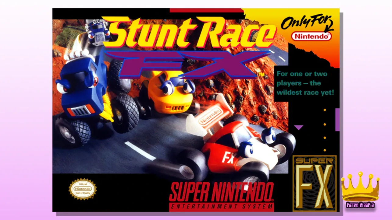 Best SNES Racing Games Stunt Race FX (1994)