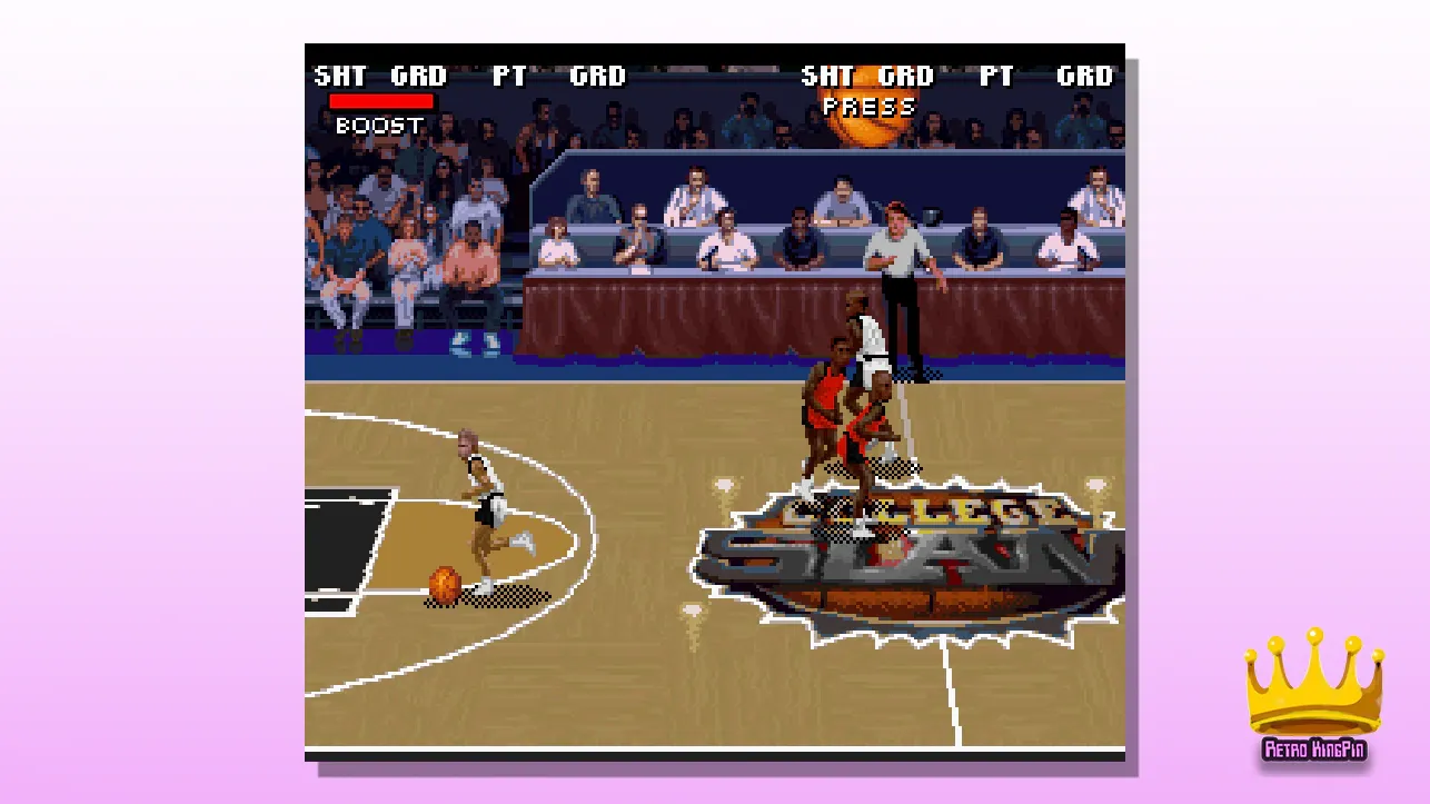 Best SNES Basketball Games College Slam