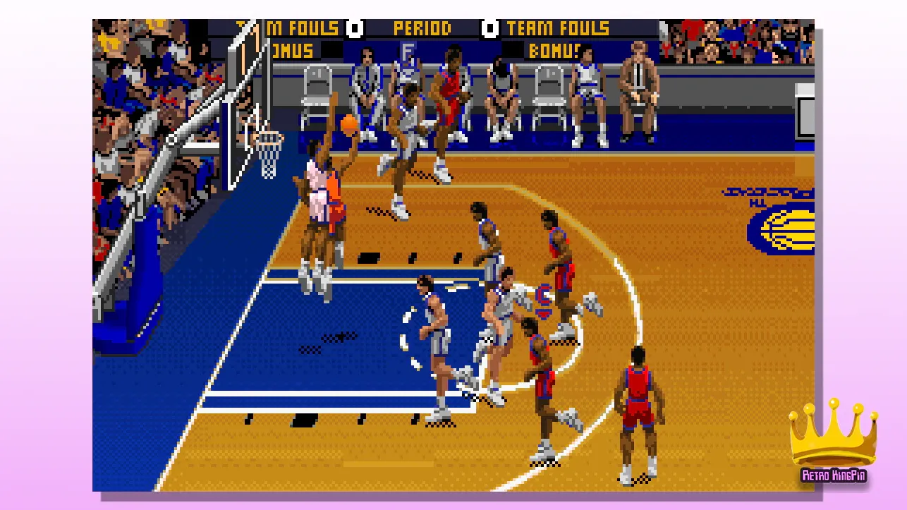 Best SNES Basketball Games Tecmo Super NBA Basketball