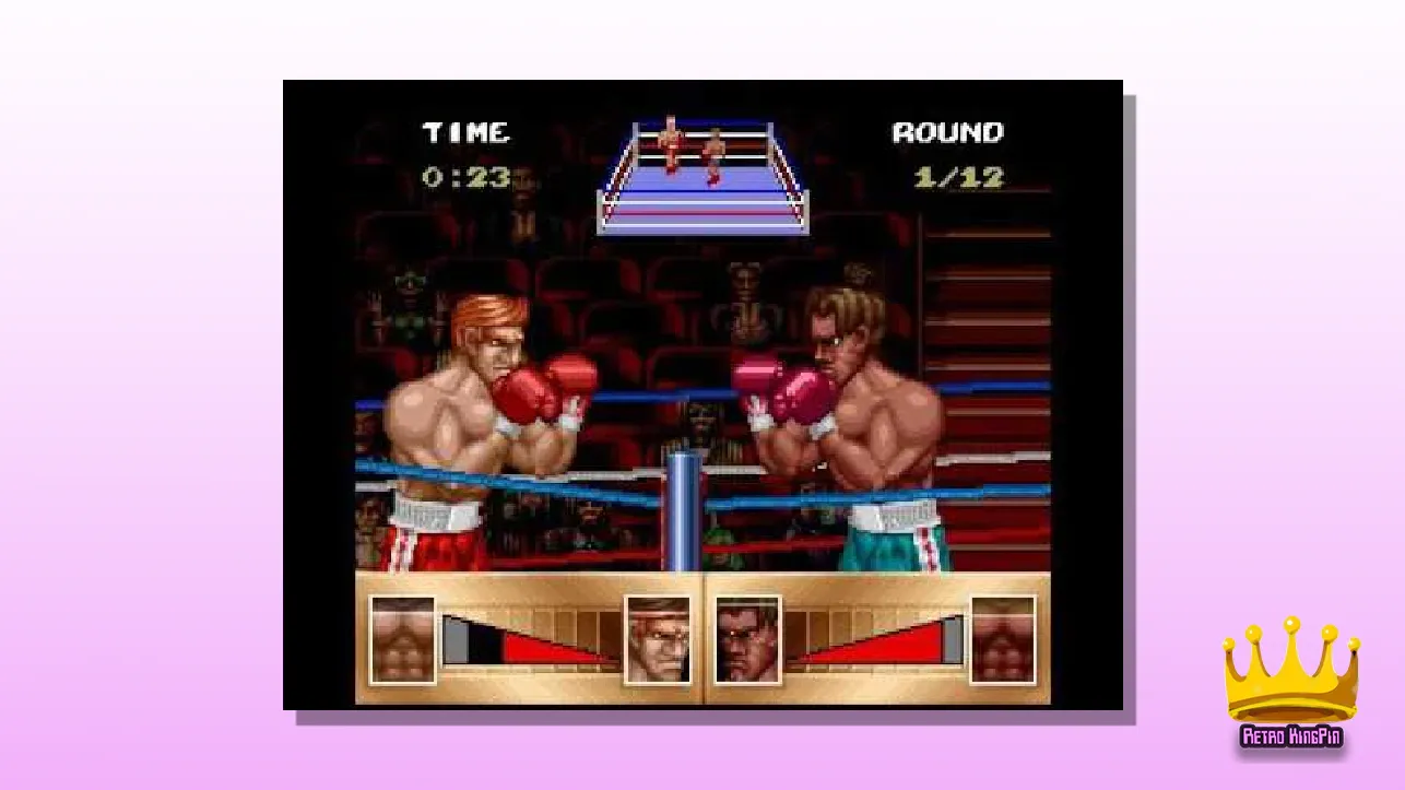 Best SNES Boxing Games Riddick Bowe Boxing