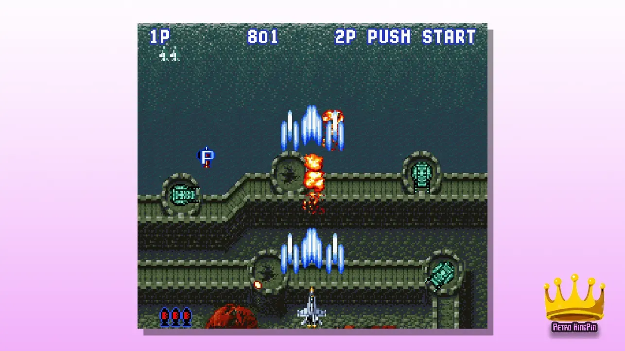 SNES Shooting Games Aero Fighters