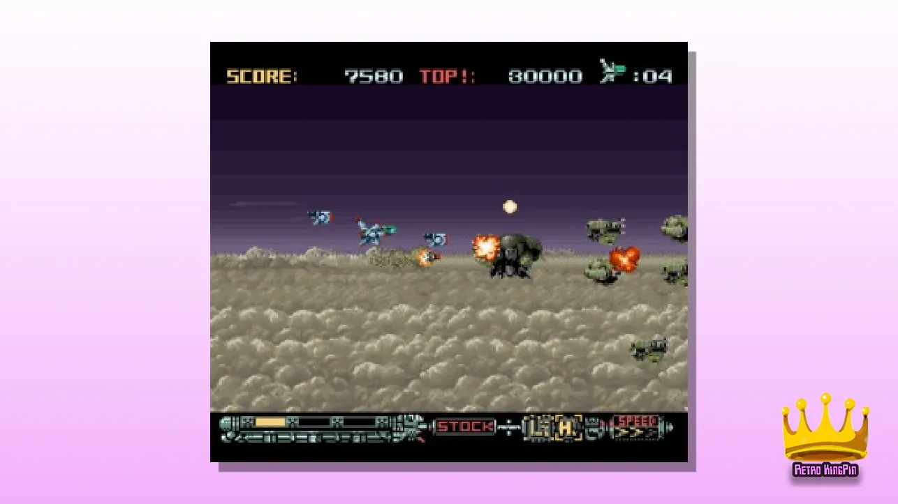 SNES Shooting Games Phalanx