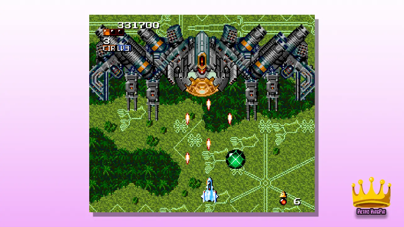 SNES Shooting Games Space Megaforce