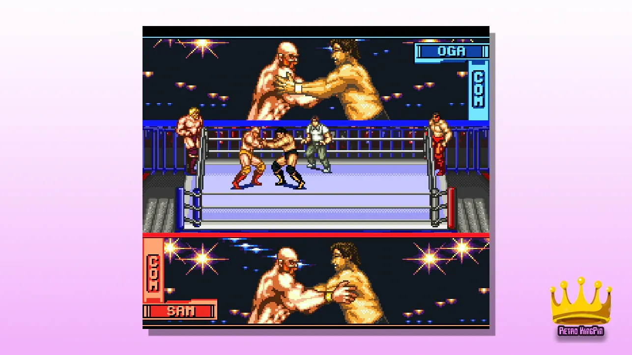 SNES Wrestling Games HammerLock Wrestling