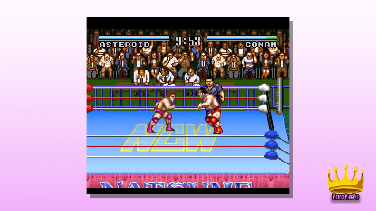 SNES Wrestling Games Natsume Championship Wrestling