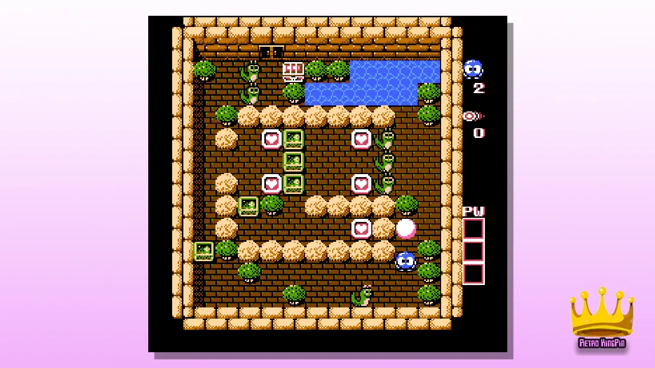 Best NES Puzzle Games Adventures of Lolo