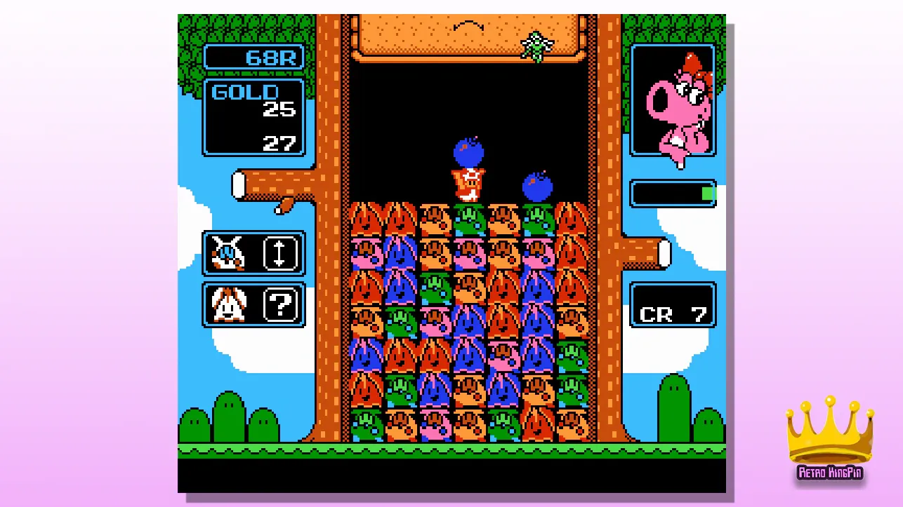 Best NES Puzzle Games Wario's Woods