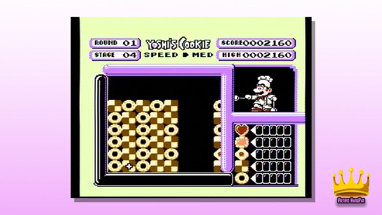 Best NES Puzzle Games Yoshis Cookie