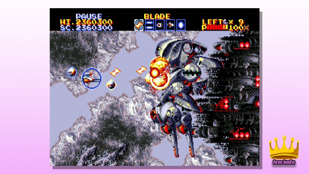 Best Sega Genesis Shooting Games Lightening Force: Quest for the Darkstar