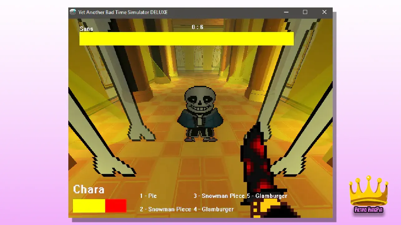 Best Undertale Fan Games Yet Another Bad Time Simulator DELUXE by Seezee