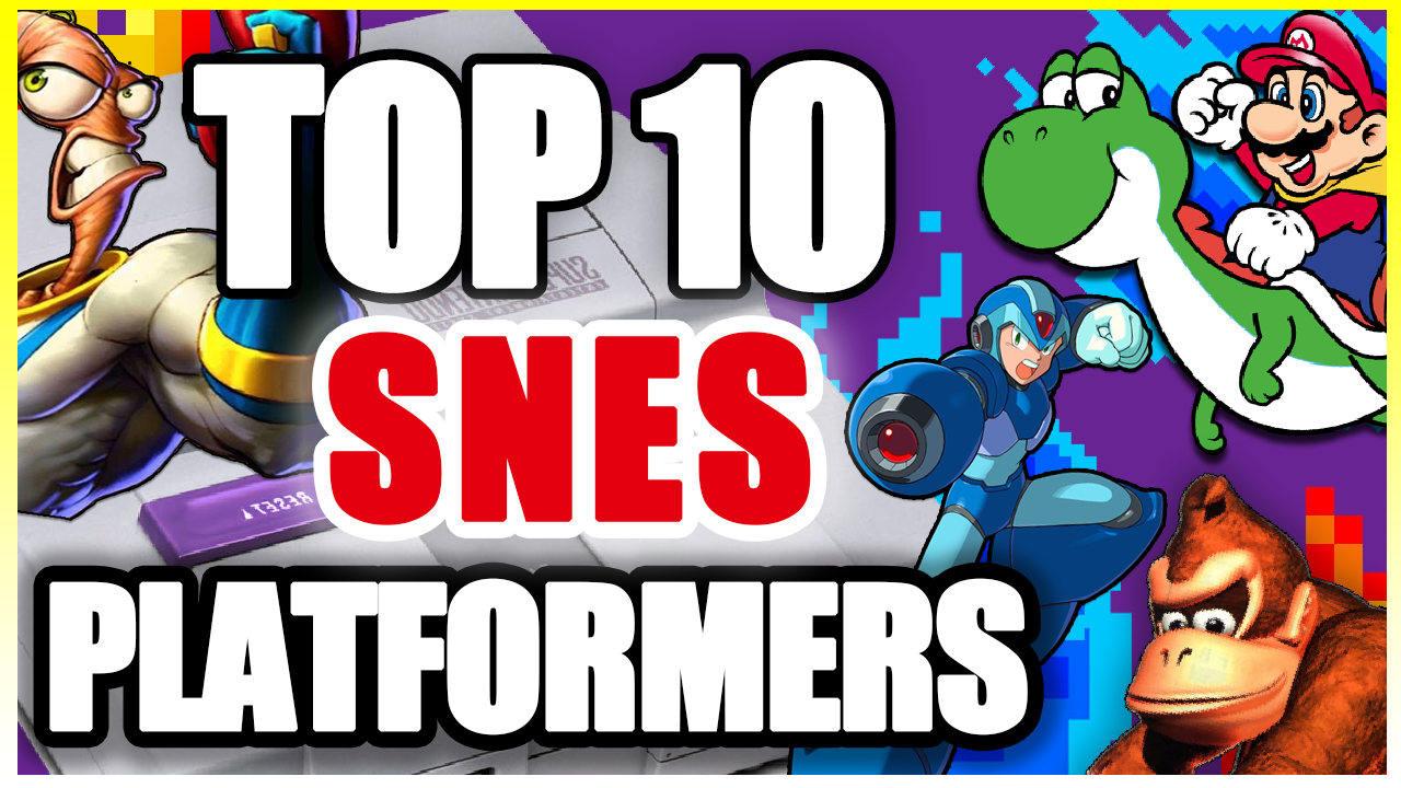 Top 10 Best Super Nintendo Platformers Cover