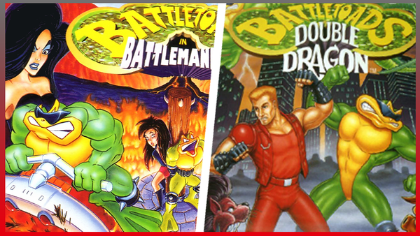 BattleToads in BattleManiacs / BattleToads Double Dragon SNES Cover