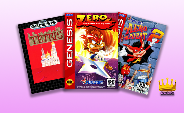 Expensive Sega Genesis Games Zero Aero Tetris